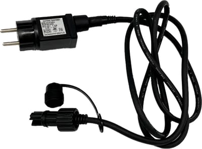 Luca Lightning Connect-24 LED Start kabel 20.4W 24V - 1.5m - Zwart - Voor Max. 1500 LED's