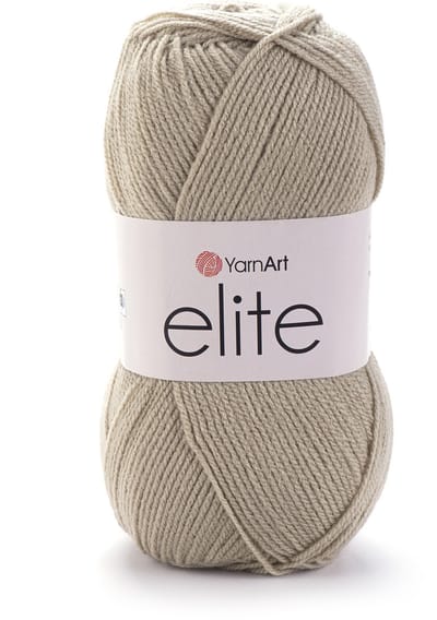 YarnArt Elite Garen – Premium Acryl Breigaren & Haakgaren voor Dekens, Truien en Accessoires - 100g / 300m - Kleur 848