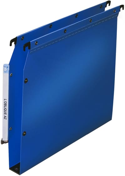 L'Oblique hangmappen voor kasten Ultimate bodem 30 mm blauw
