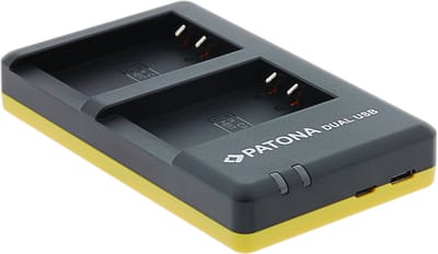 PATONA Dual Quick-Charger f. Canon LP-E17 EOS 750D 760D Kiss X8i