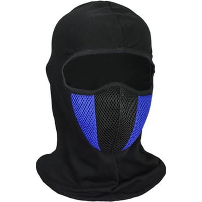 Masque intégral Masque de ski Cache-cou rafraîchissant d'été Protection UV Moto Activités de course Écharpe Capuche tactique pour homme/femme Utilisation pratique