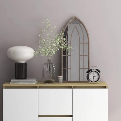 vidaXL - Spiegel - 70x30 - cm - ijzer - zandkleurig
