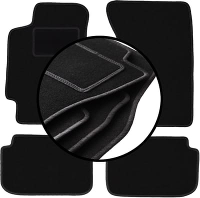 Set veloursmatten voor: Subaru Impreza GC (zonder achterluchtroosters) stationwagen, sedan (1993-2001)