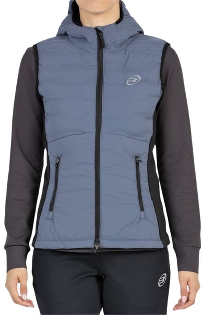 Bullpadel Blenda Bodywarmer Dames Blauw – Lichtgewicht Padel & Tennis Bodywarmer – Winddicht, Comfortabel en Warm
