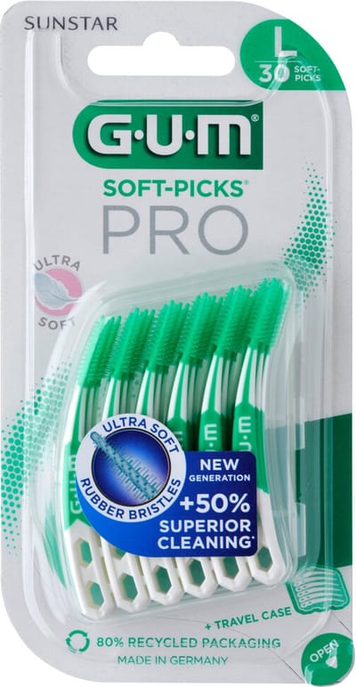 6x GUM Soft-Picks PRO - Large - 30 stuks