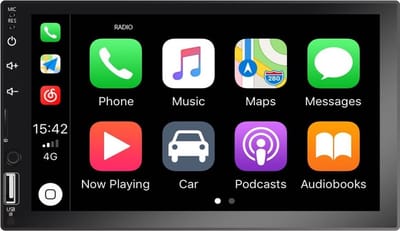 TechU™ Autoradio T135 – 2 Din met Afstandsbediening – 7.0 inch Touchscreen Monitor – FM radio – Bluetooth & Wifi – USB – AUX – SD – Handsfree bellen
