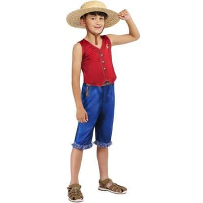RUBIES FRANCE - Klassiek Luffy One Piece kostuum - 146/158 (11 -13 jaar)