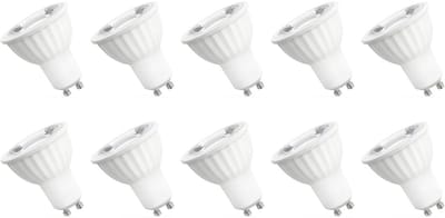Spectrum LED Lamp GU10 6W - 230V - 410 Lumen - 3000K Warm Wit - Gezellig licht - Energiezuinig - 10 stuks