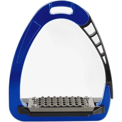 Acavallo Arena Alupro veiligheidsstijgbeugels - BLAUW - 12 CM