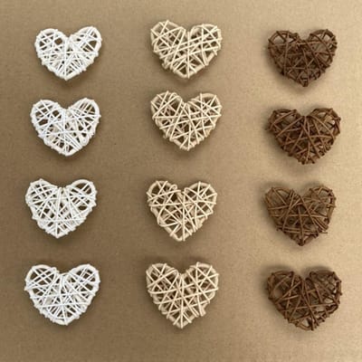 12 stuks Handgeweven rotan ornamenten voor huis, festival en diverse omgevingsdecoraties om de omgevingsschoonheid en familiesfeer te verhogen 12 pieces