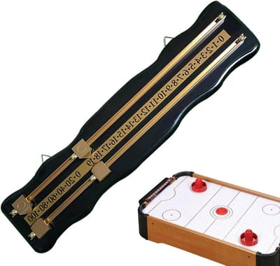 Scorebord - Scorehouder - Spel Bijhouden - Gemakkelijk Leesbaar - 45.9 x 13.2 cm - Zwart