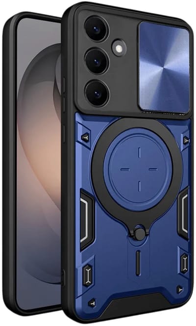 Hoesje geschikt voor Samsung Galaxy S26 - Techsuit CamGuard Pro Back Cover - Blauw