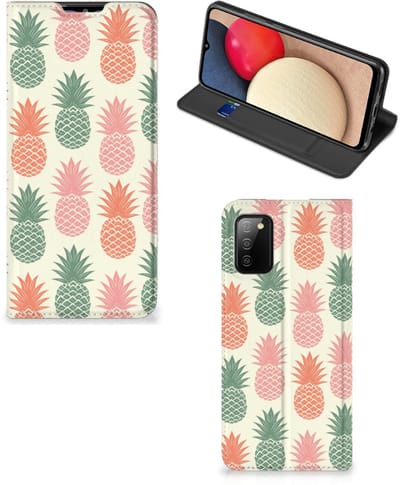 Samsung Galaxy M02s | A02s Flip Style Cover Ananas
