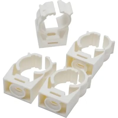 Sanivesk Zadel Met Klikbevestiging Wit 5 Stuks 25mm (wicu 22mm)