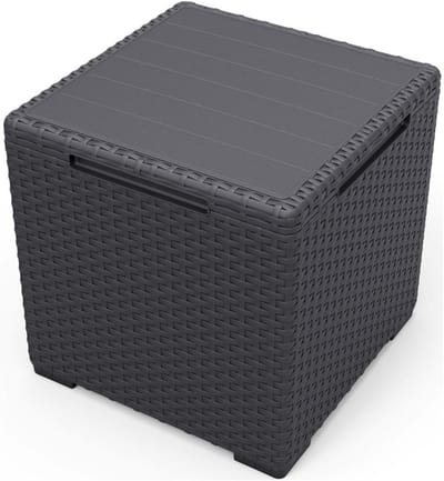 Opbergdoos voor tuin en balkon - Compacte tafel met extra opbergruimte