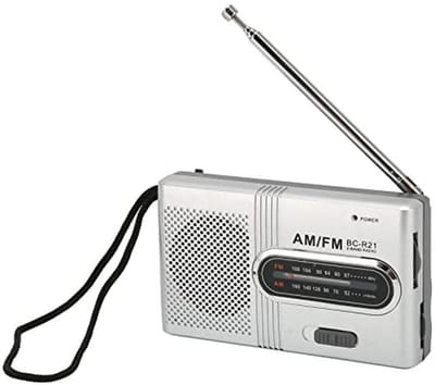 Draagbare Lange Bereik FM Transistor Radio met Hoofdtelefoonaansluiting voor Binnen en Buiten