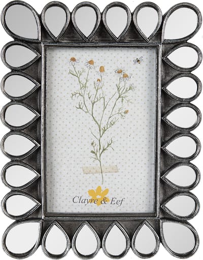 Clayre & Eef Fotolijst 10x15 cm Zwart Polyresin