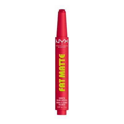 NYX Professional Make Up Fat Matte Lipstick - Comfortabele matte finish - Niet-uitdrogend gevoel - Flamingo Feather - 3.5g