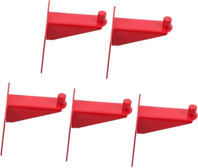 Brandblusser Muurhaak - Blusser Beugel - Veiligheid Verhogend - Robuuste Koolstofstaal - 2.55 Inch - Rood