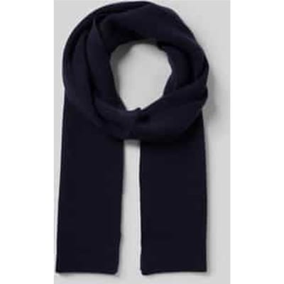 Sjaal Loras, donkerblauw geribd
