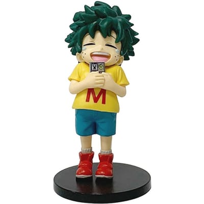 Op Voorraad 11CM My Hero Academia Midoriya Izuku/Bakugou Katsuki Figuur Anime Model Poppen Speelgoed ontworpen voor Kinderen Kerstmis verjaardag Cadeau beige