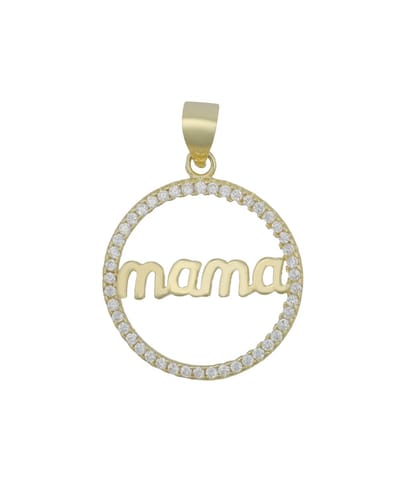 AKZENT Akzent Dames hanger "Shining Mom" van 925 Sterlingzilver, gerhodineerd, duurzaam