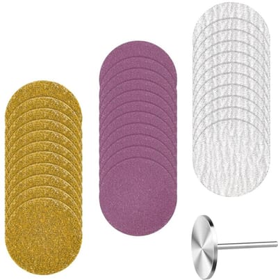 Dailygoods- Pedicureschuurpapier 60-delig - Schuurpapierschijven - Dode huid verwijderen - Eelt verwijderen - Voor manicure/thuisgebruik - Duurzaam materiaal - Voetschuurpapier