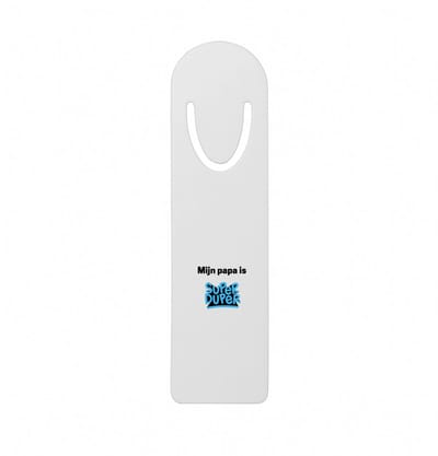 Hacebo® - mijn papa is super duper metalen boekenlegger - Vader - meest geweldige papa - vader cadeautjes - vaderdag - verjaardag - geschenk - kado - vader artikelen Bladwijzer boekenleggers - 12.7 cm x 3.2cm