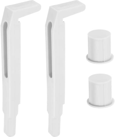 JHUBERS- Dakraam Klink Vervanging - 2 Stuks - Moer - ABS - Compatibel met Velux GGU/GPU/GHU - Eenvoudig te Installeren - Reinigingsklink