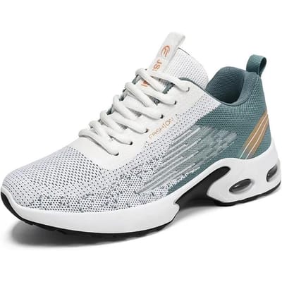 Modieuze Ademende Sneakers voor Heren - Stijlvolle Mesh Casual Schoenen voor Dagelijks Gebruik 39 white
