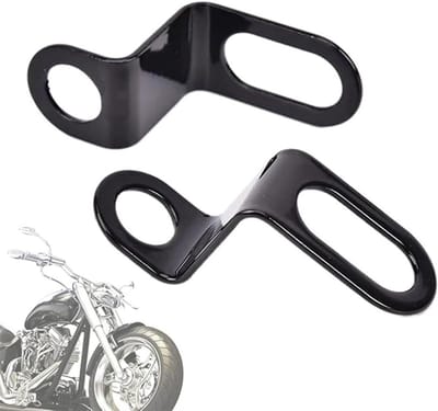 2 Stuks Achter Richtingaanwijzers Beugels voor Motorfiets, Schokdemper Bevestiging - Accessoires voor Draaiende Lichten - Handgrepen Motorfiets - Pijlen - Veiligheid en Stijl