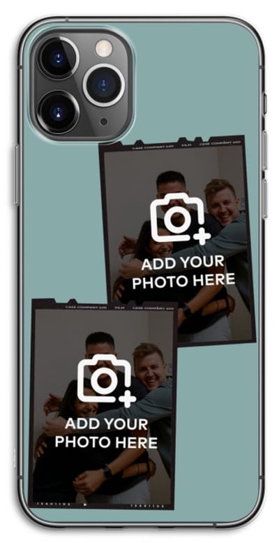 Gepersonaliseerd - Case Company® - Hoesje geschikt voor iPhone 11 Pro hoesje - Polaroid Zwart - Soft Cover Telefoonhoesje - Bescherming aan alle Kanten en Schermrand