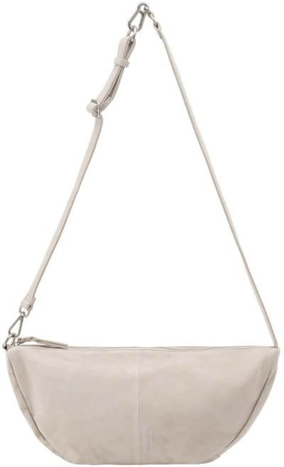 FREDsBRUDER Leren schoudertas Counting Stars Big Crossbag Beige crème