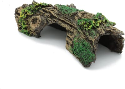 Daity Aquariumdecoraties - decoraties van holle boomstammen van hars - grotten voor bettavissen - decoraties van houten aquariums