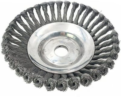 Onkruid Borstel - Staaldraad Trimmer - Gazon Onderhoud - Duurzaam Staaldraad - 200mm Diameter