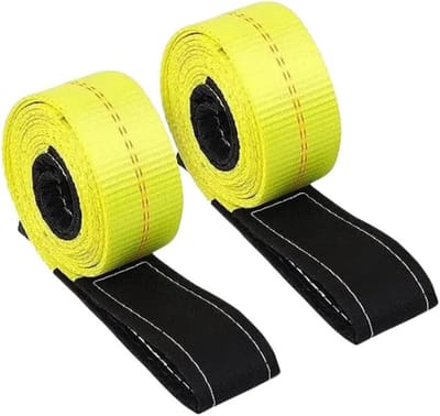 Hefbanden Set - Tilbanden Nylon - Meubels Verplaatsen - Hoge Draagkracht - 2 Stuks - Geel