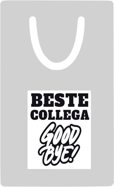 Hacebo® - Beste collega metalen boekenlegger - Beste collega - teamgenoot - afscheid Bladwijzer boekenleggers - 7.6 cm x 5cm