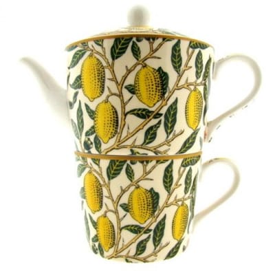 Tea for One Theeset – William Morris Fruits – Theepot met Mok – 350 ml – Porselein