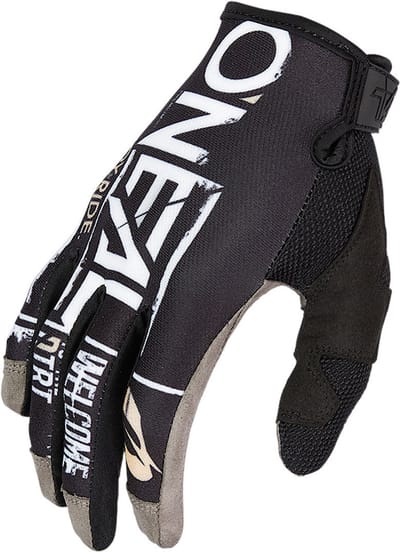 O'NEAL Mayhem Nanofront Attack Zwart Wit Motorcross Handschoenen - Handschoen