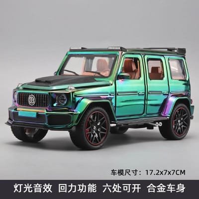 1:32 Mercedes Benz G500 G800 Off Road Voertuig Legering Metaal Diecast Model Auto Bureau Display Verzamelobject Ornament Vakantiegeschenk