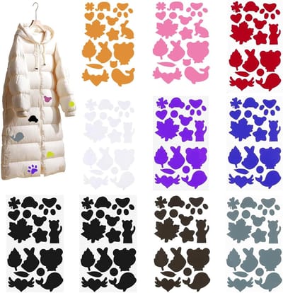Reparatieset voor Donsjassen - 10 Zelfklevende Patches voor Textiel, Wasbaar en Geschikt voor Bovenkleding en Slaapzakken