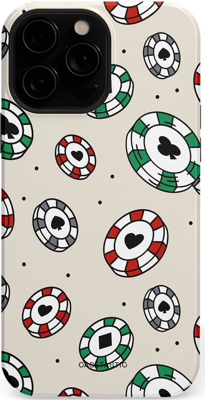Casetastic Hoesje Geschikt voor Apple iPhone 13 Pro Max Magsafe - Stijlvolle Beschermende Duo-layer Case - Casino Chips Patroon