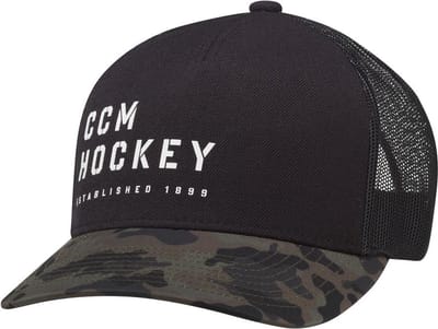 CCM - Camo Meshback Pet - Zwart - Volwassenen - One Size