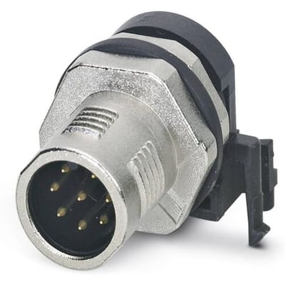 Phoenix Contact 1437012 Sensor/actuator inbouwconnector M12 Aantal polen (sensoren): 8 Stekker, inbouw 10 stuk(s) Piece