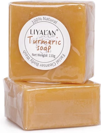 Turmeric soap | Kurkuma zeep | 100% Natuurlijk | Gezichtsreiniging | Lichaamsreiniging | Body wash | Handzeep | Douchezeep | Set van 2