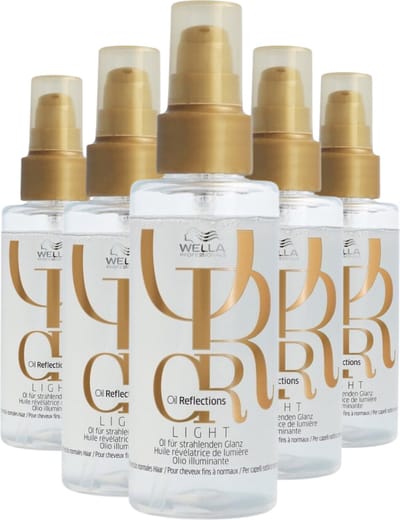 Wella Oil Reflections Light Luminous Reflective Oil - 5 Stuks - Voordeelverpakking