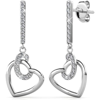 Allure Oorbellen - Zilver en Kristal
