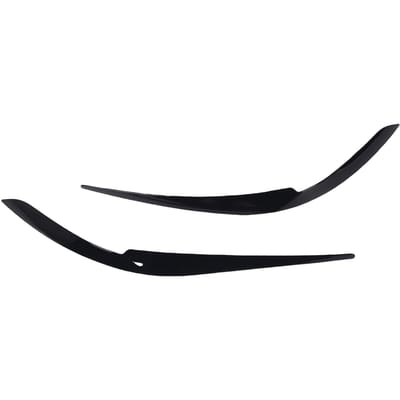 Paire d'Eyebrows de Phare Avant Gauche Droit Couvercle de Paupière de Phare Garniture de Remplacement pour X5 G05 X6 G06 noir