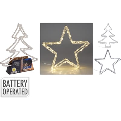 Kerstfiguur met LED assorti