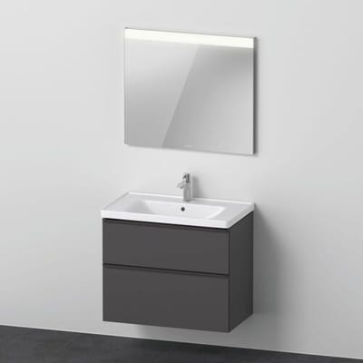 Duravit D-Neo furniture set with square mirror 80 cm DE011304949